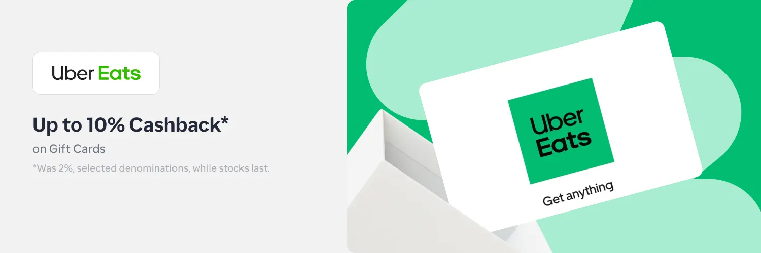 Uber Eats Up to 10% 