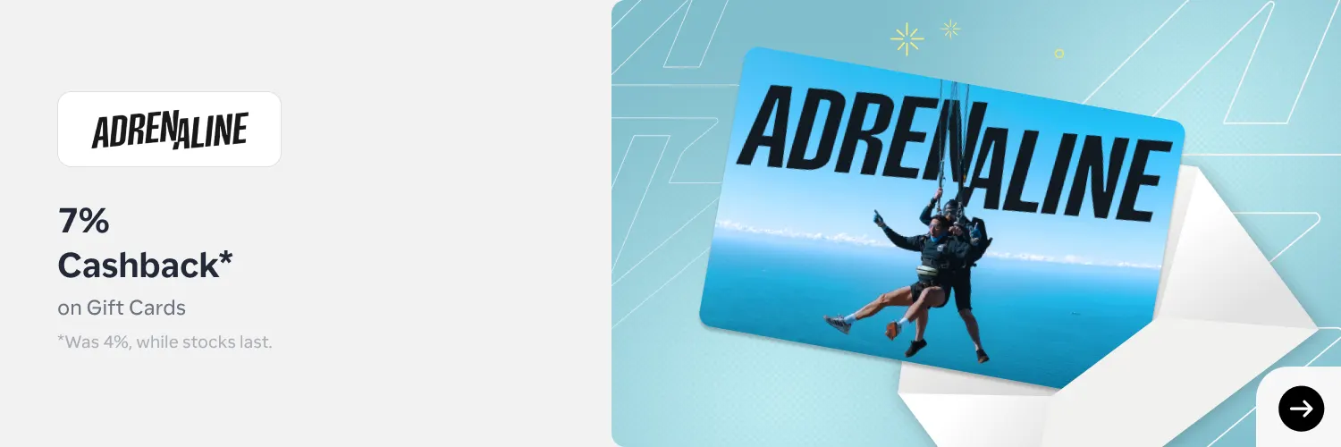 Adrenaline Promo 7% (13-15 July)