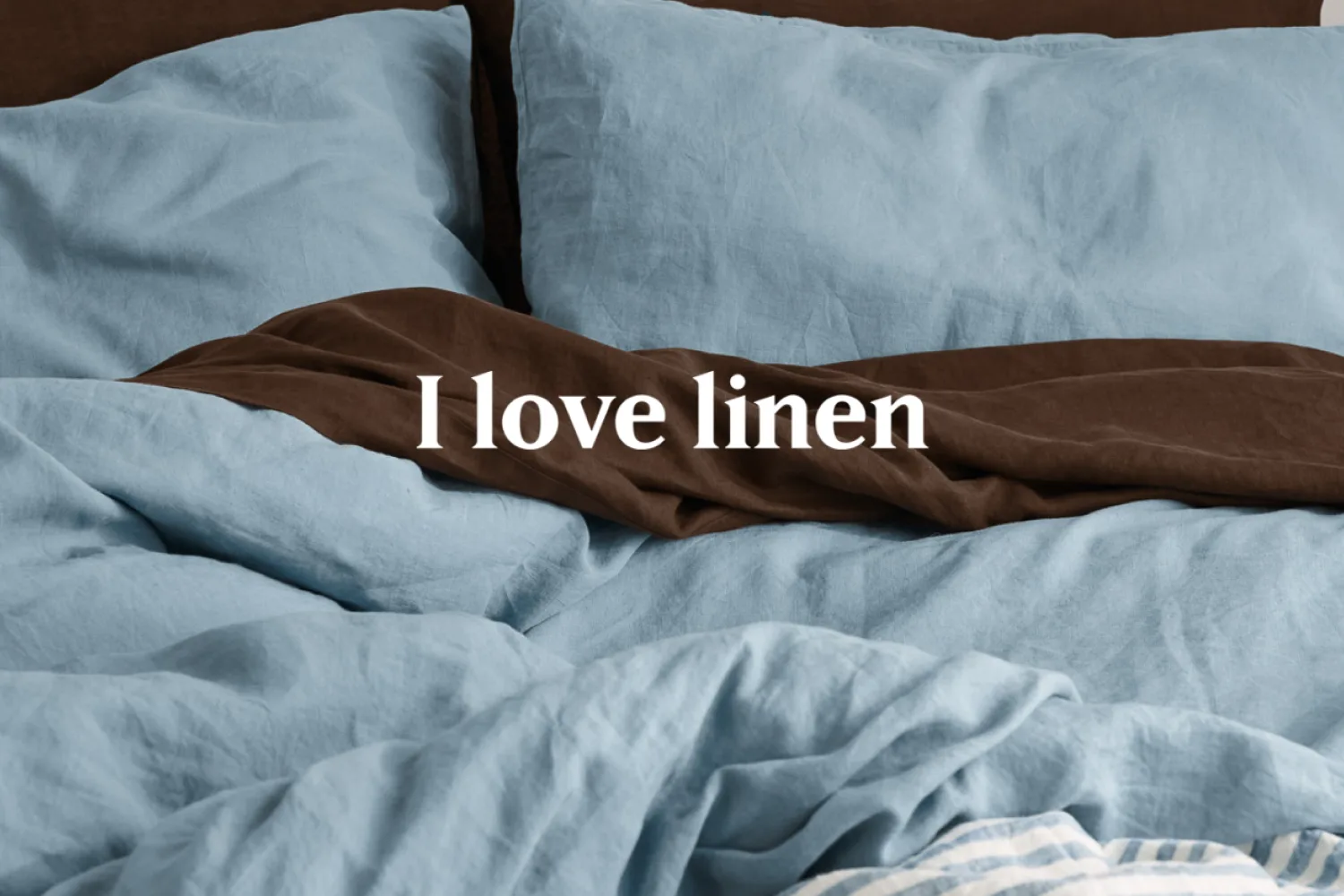 I Love Linen hero banner