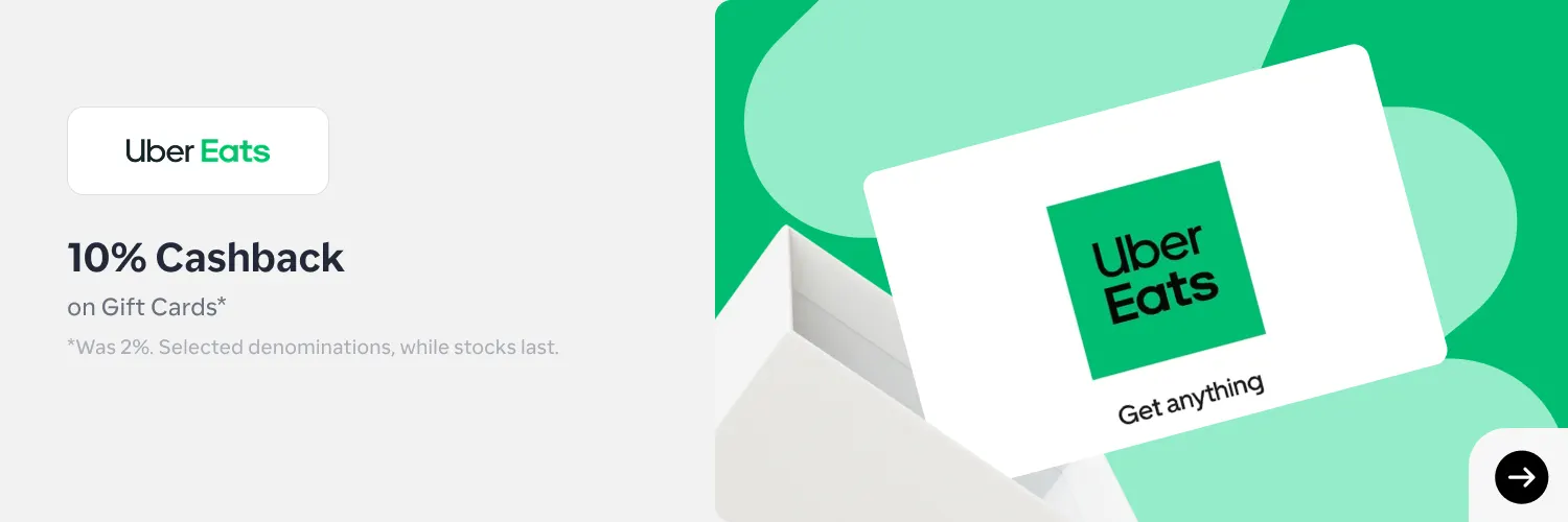 Uber Eats Promo 10% (6 Sep)
