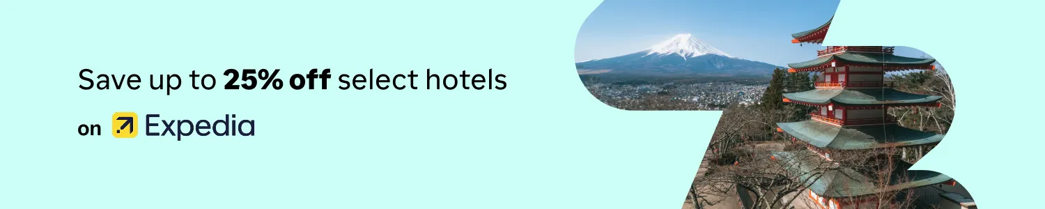 Expedia 25% off select hotels
