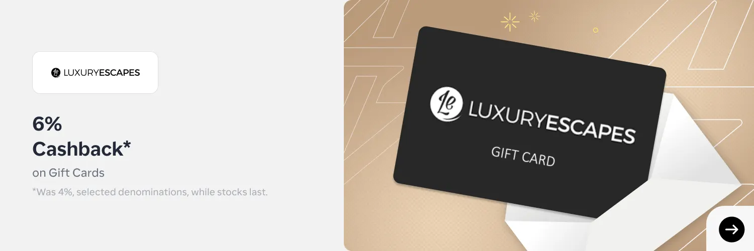 Luxury Escapes Promo 6% (13-15 July)