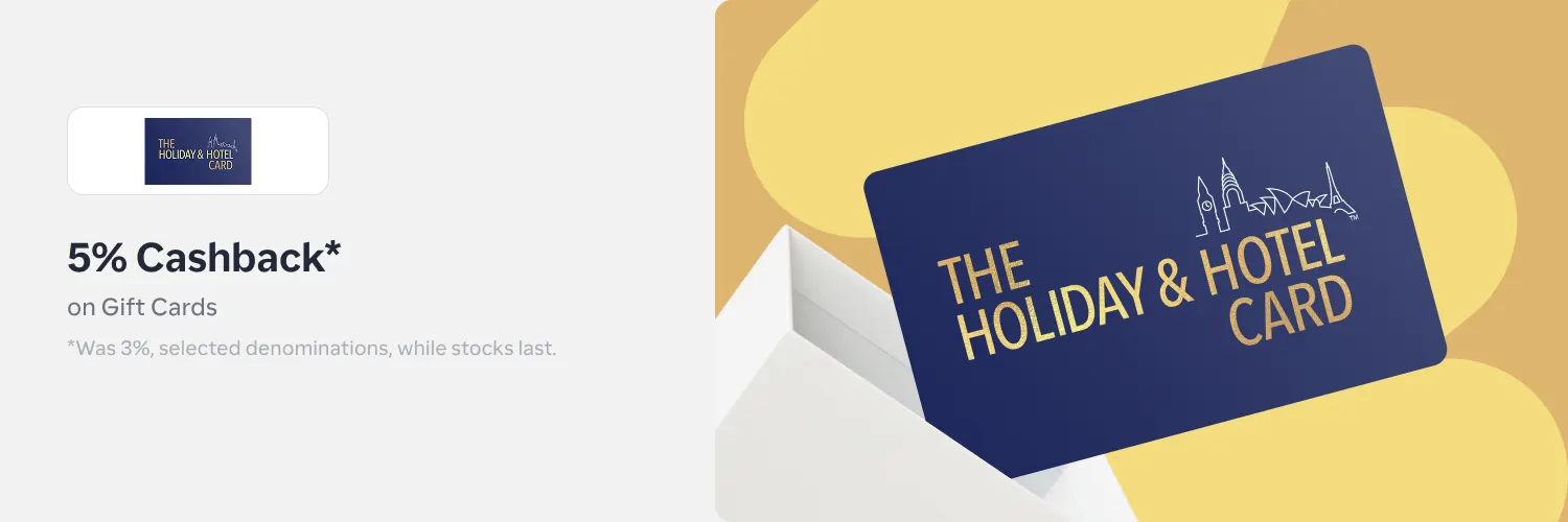 The Holiday and Hotel Card 5%