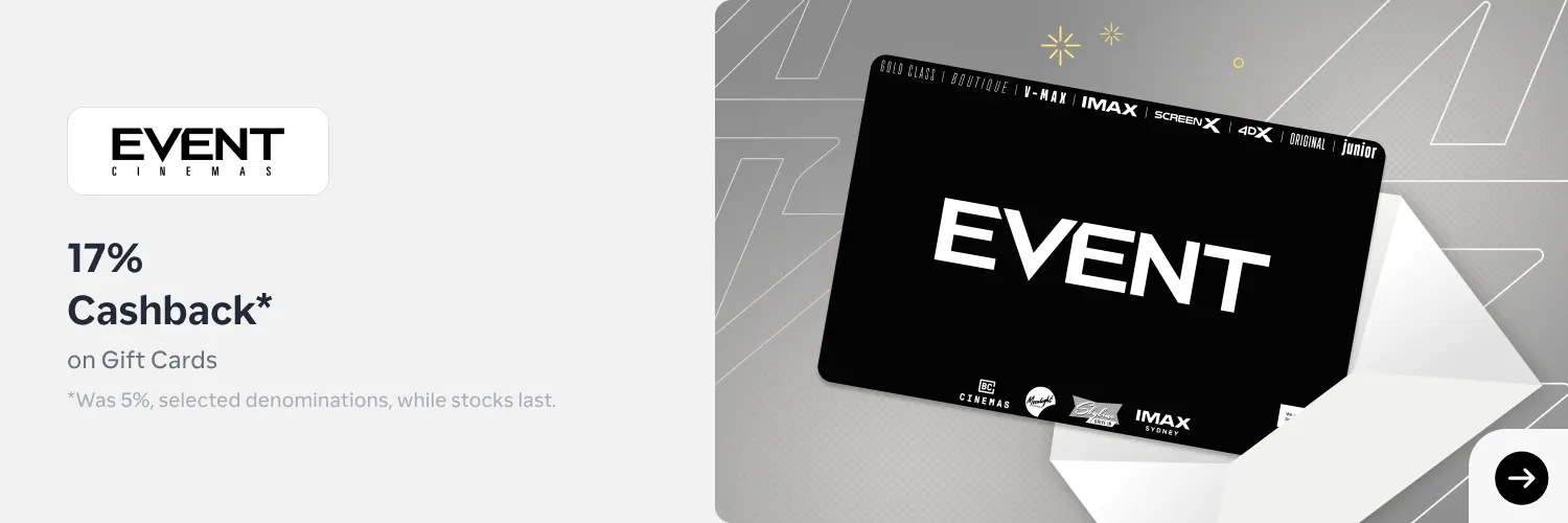 Event Cinemas Flash 17% (13 July)