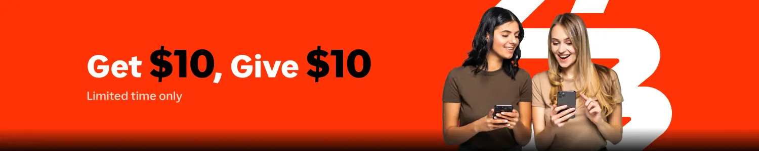 Get $10 Give $10