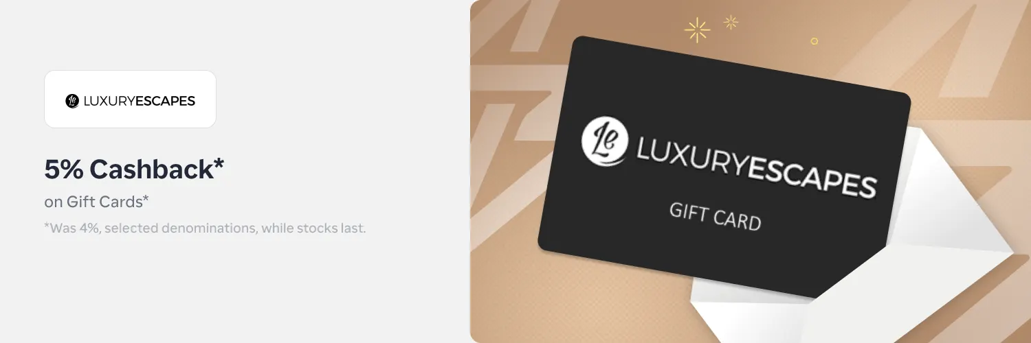 Luxury Escapes 5% 