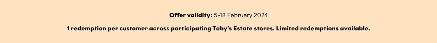 Toby's Estate LNY - T&C