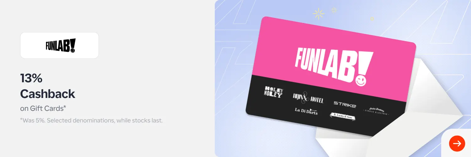 Funlab 13% Promo (9-15 May)