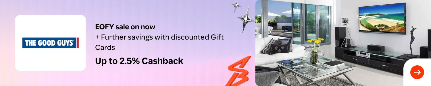 The Good Guys 2.5% Gift Cards (20 June)
