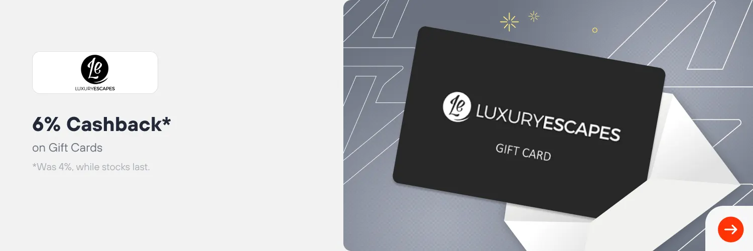 Luxury Escapes Promo 6% (3-5 June)