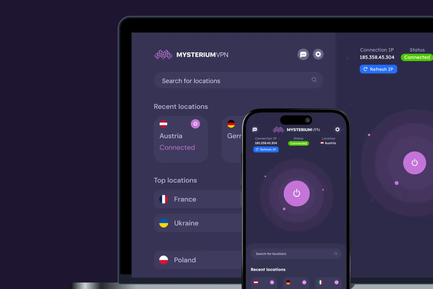 Mysterium VPN hero banner