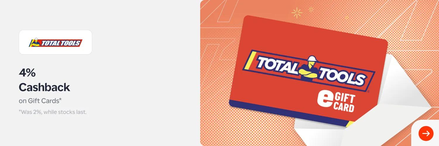 Total Tools 4% Promo (9-15 May)