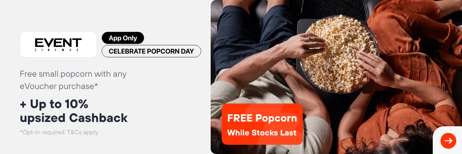 Event Cinemas Popcorn Giveaway (6-19 Jan)