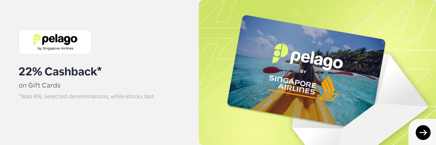 Pelago Promo 22% (18 Oct)