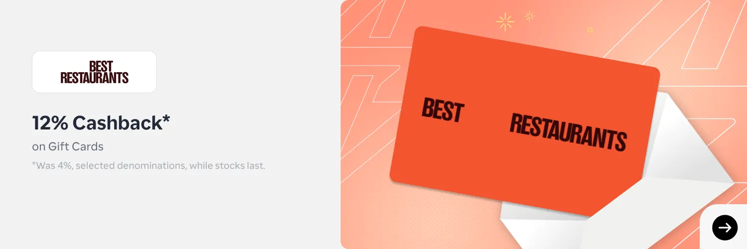 Best Restaurants Promo 12% (7-14 Aug)