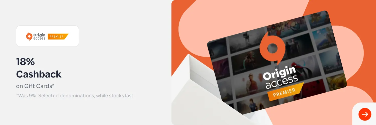 EA Origin Promo 18%