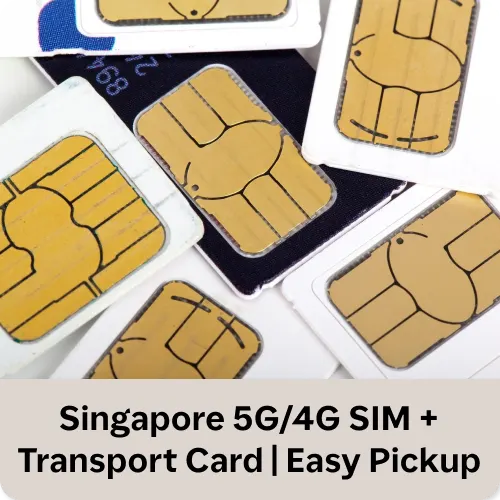 Singapore 5G/4G SIM + Transport Card | Easy Pickup