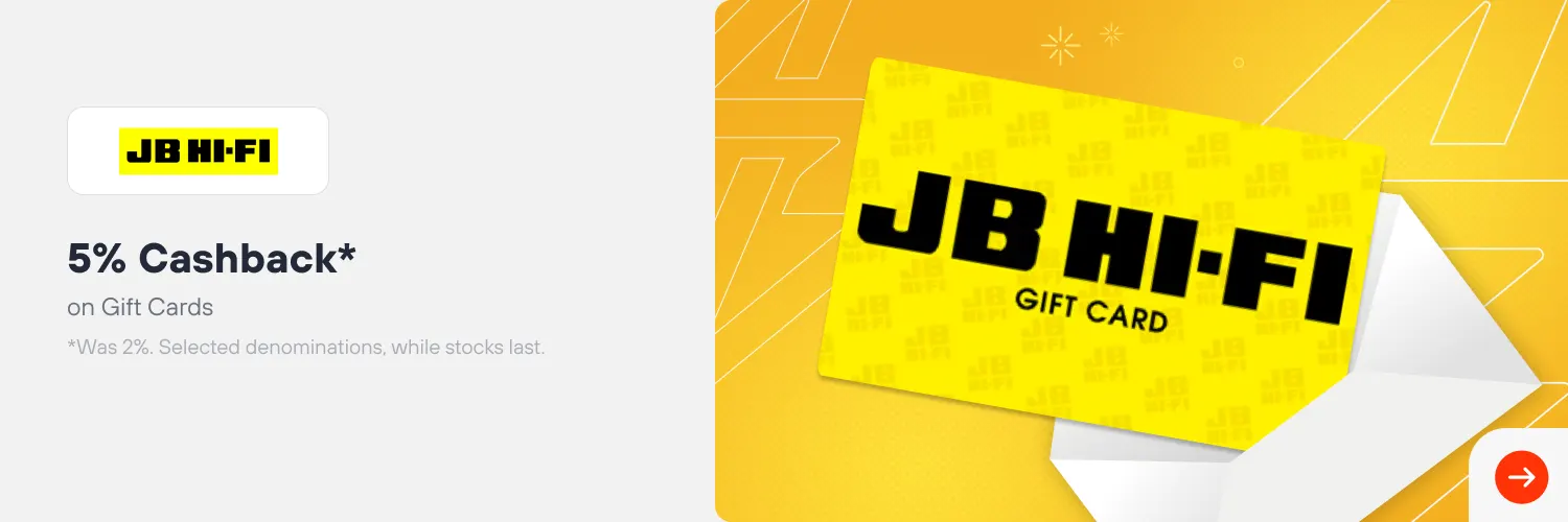 JB Hi-Fi  5% (25-26 Nov)
