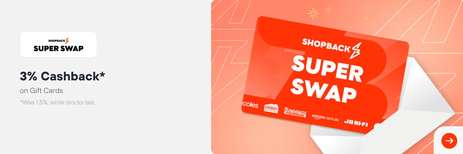 ShopBack Super Swap Promo 5% (3-5 June)