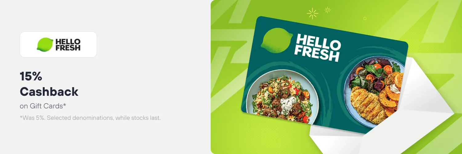 HelloFresh 15% (20Dec-2Jan)