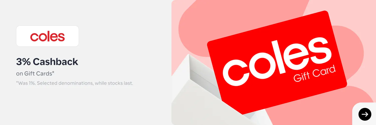 Coles 3% 