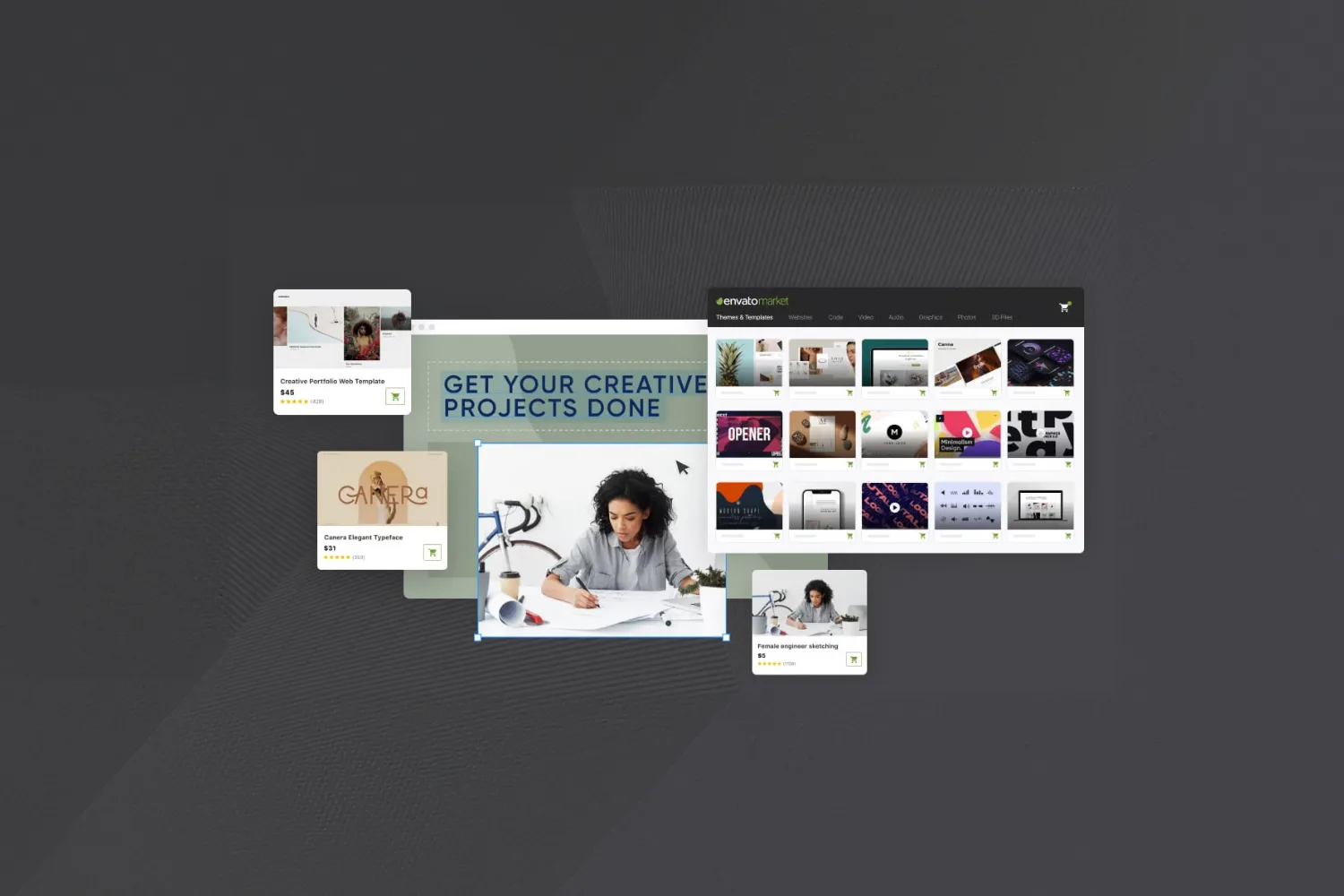 Envato Market hero banner