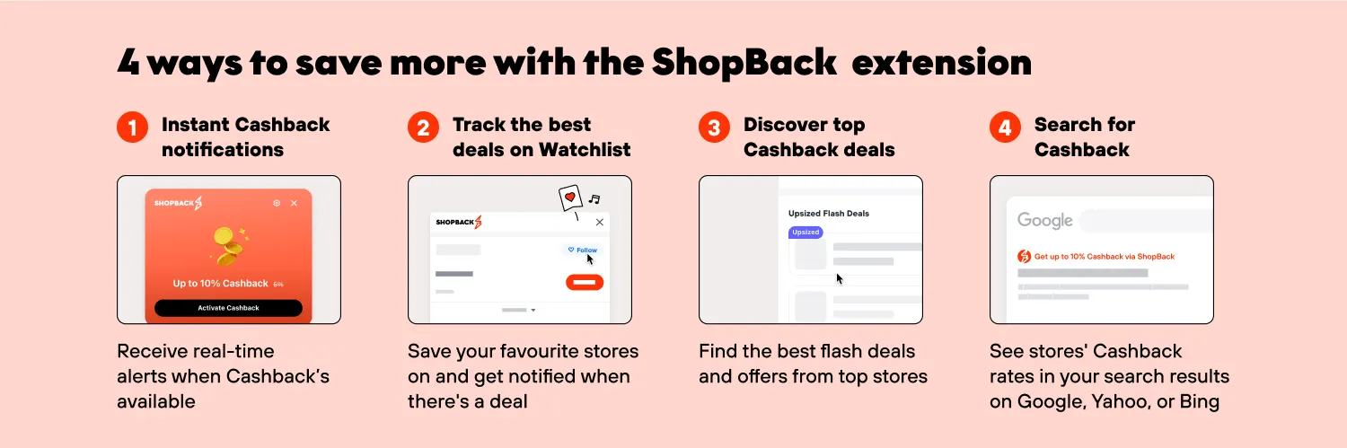 ShopBack Browser Extension - HIW - 3