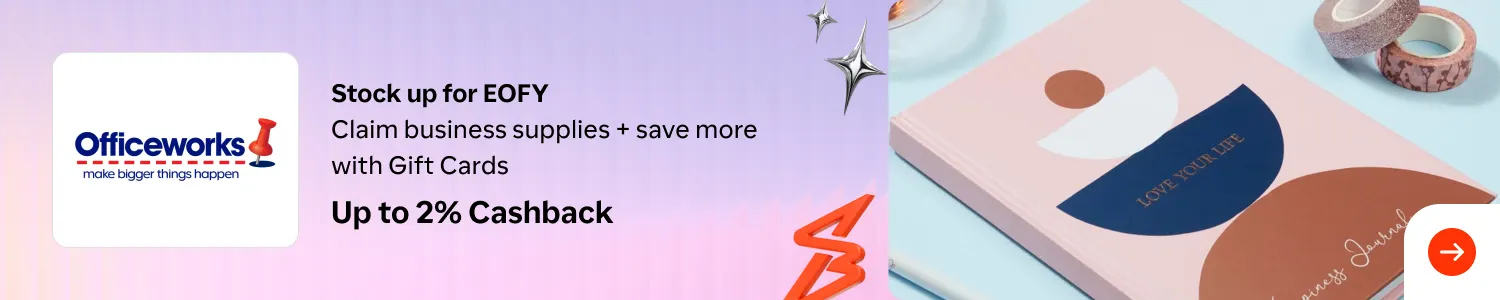 Officeworks 2% Gift Cards (20 June)