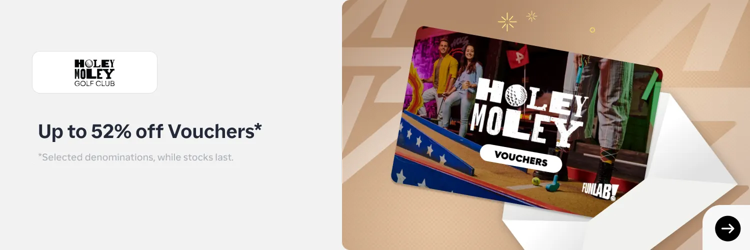 Holey Moley Voucher 52% Off (20 Dec-20 Jan)