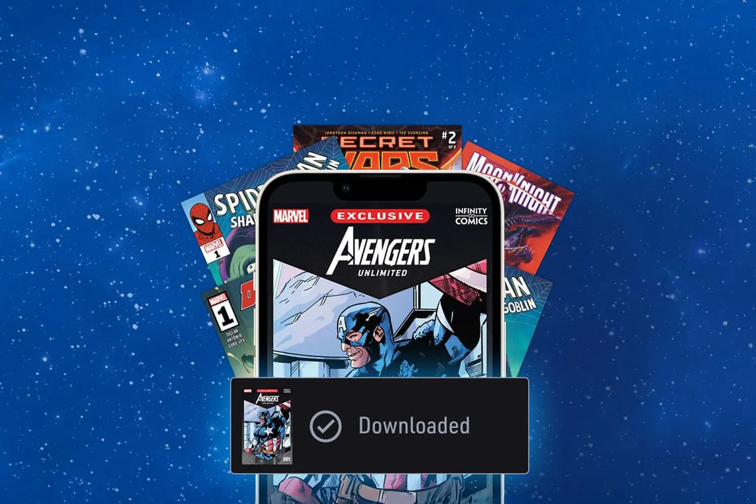Marvel Unlimited hero banner