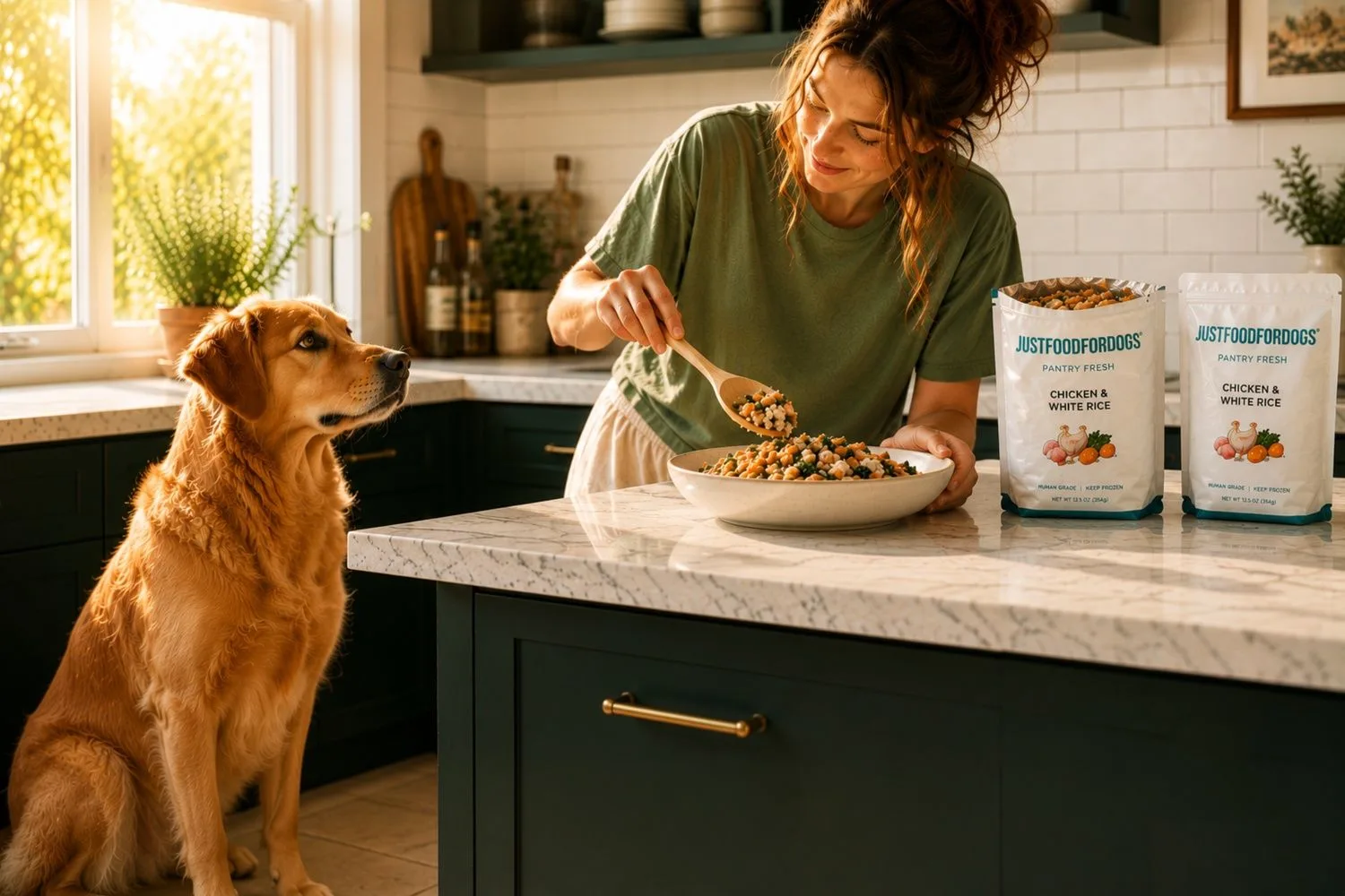 Just Food For Dogs hero banner