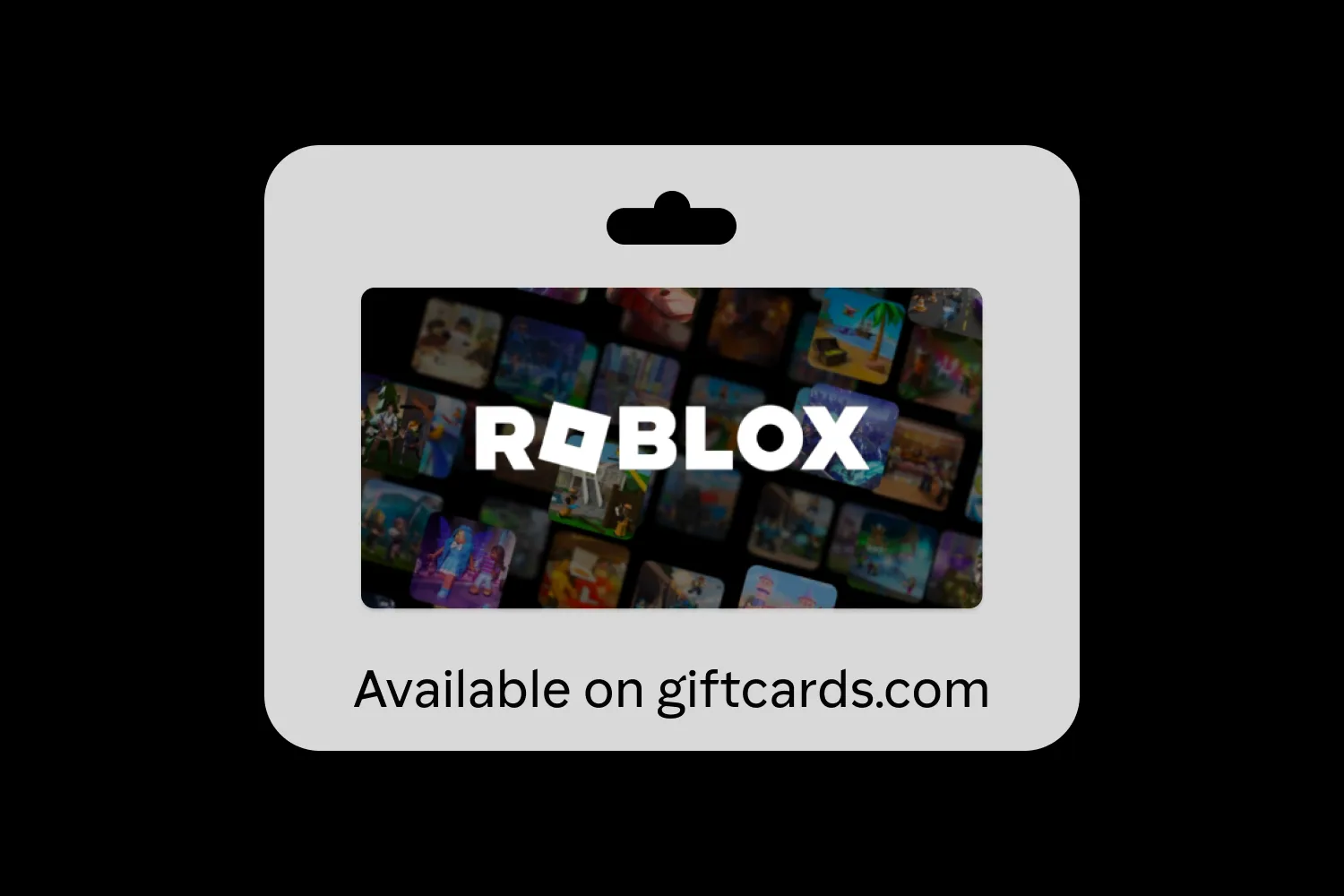 Roblox Gift Cards by giftcards.com hero banner