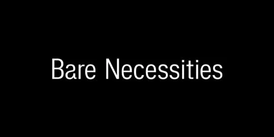 Bare Necessities