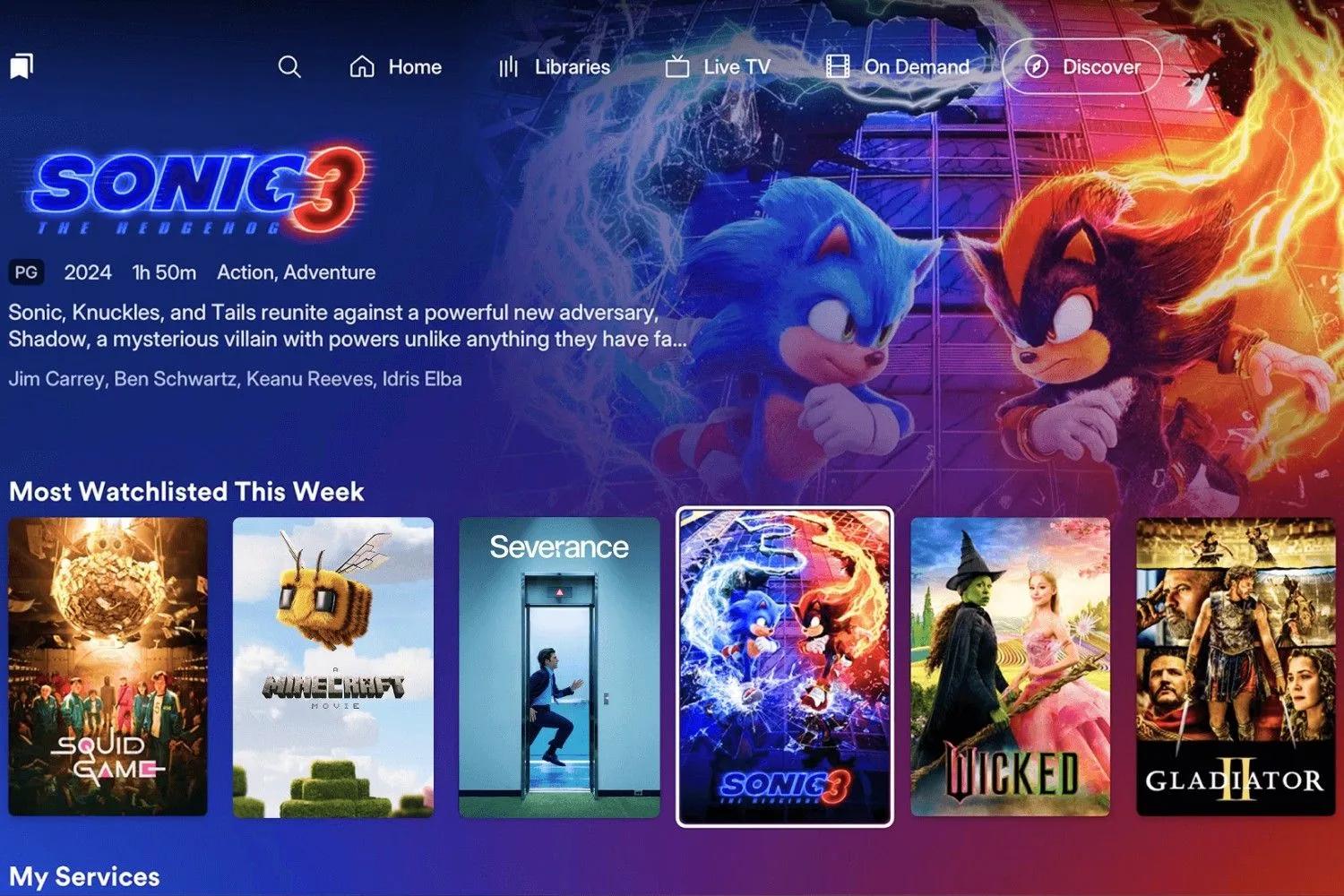 Plex hero banner