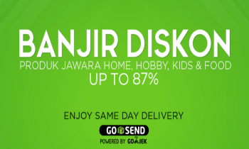 Banjir Diskon - up to 87% + Gratis Ongkir!!!