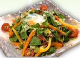 Spinach Salad in Goku Japanese Restaurant (Mohamed Sultan Road)