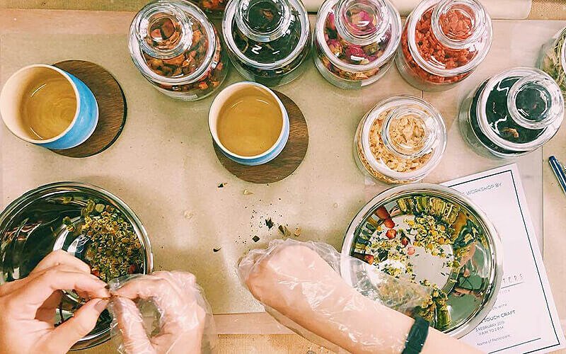 2 Hours Tea Blending Workshop (1 pax) at The Tea Crafters - Get Deals, Cashback and Rewards with ShopBack GO