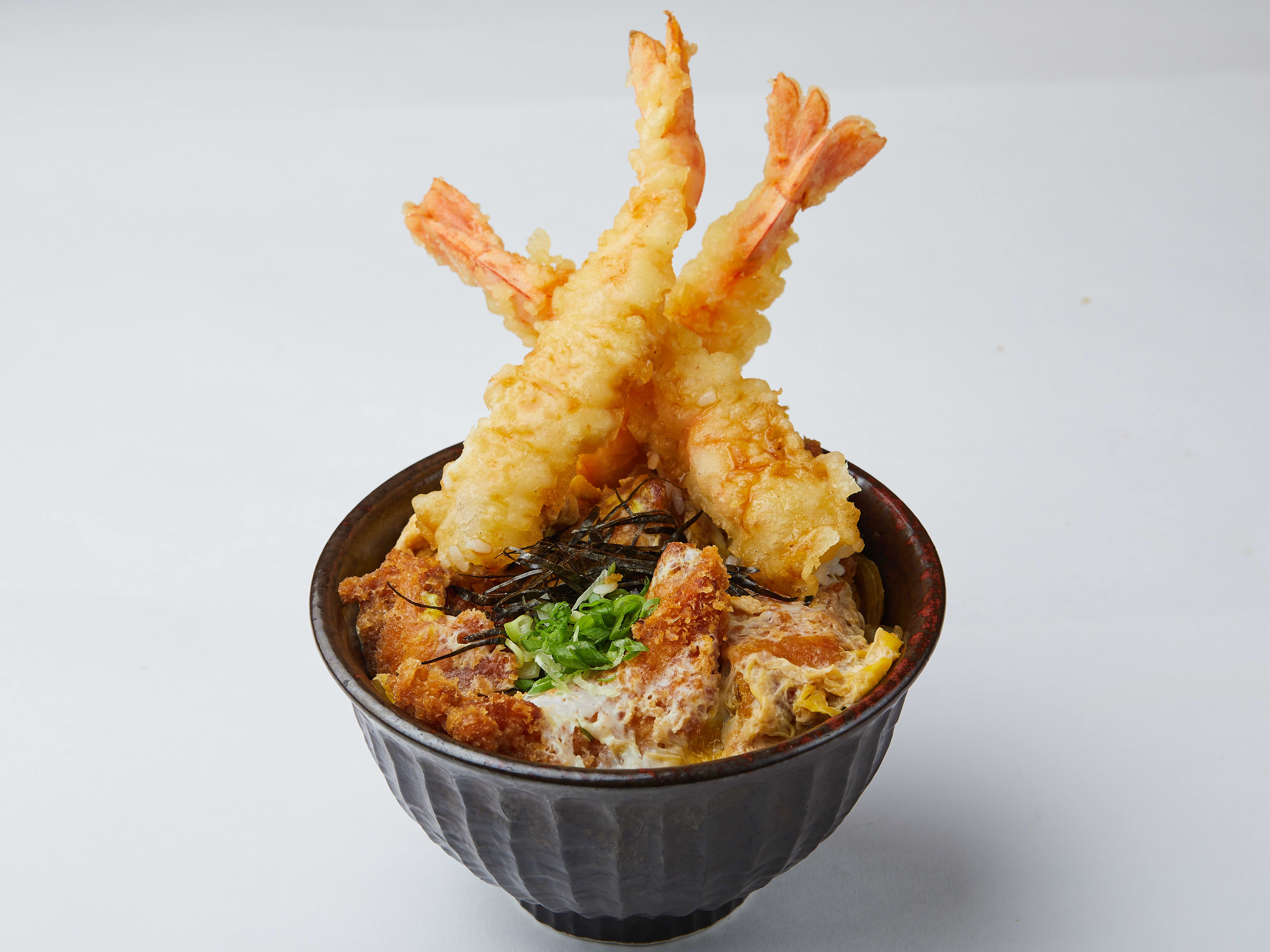 1 x Ebi Tendon or Ebi Ten Katsu Don with Miso Soup & Drink Set at Ajifuku - Get Deals, Cashback and Rewards with ShopBack GO