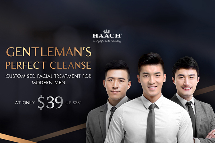 90 min Gentleman Perfect Cleanse Customized Facial Treatment