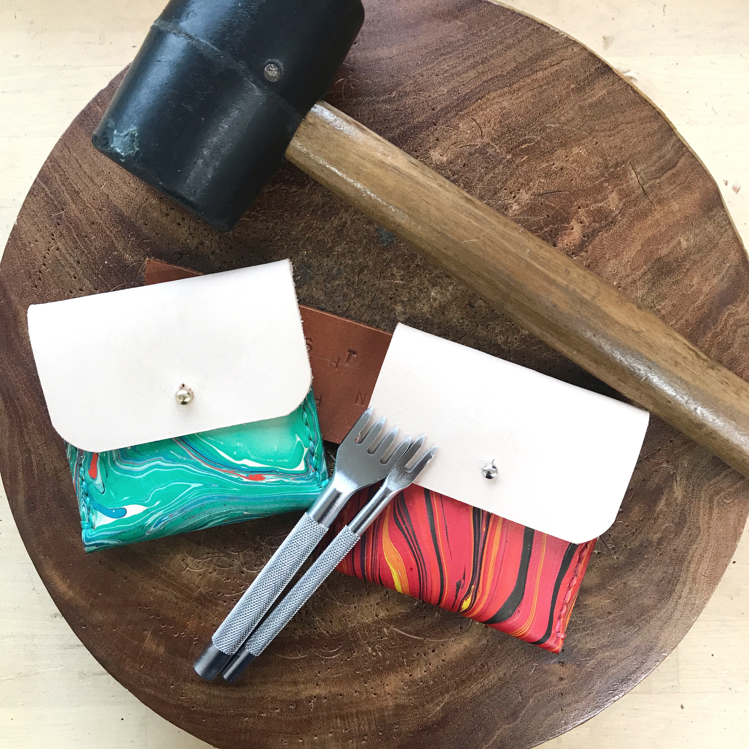 2.5-Hour Marbled Coin Pouch Workshop for 1 pax