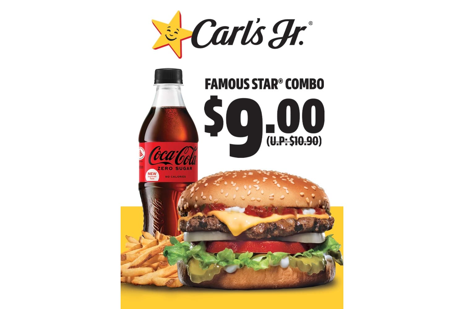 1 x Famous Star® Regular Combo [Limited Stock] at Carl's Jr. - Get Deals, Cashback and Rewards with ShopBack GO