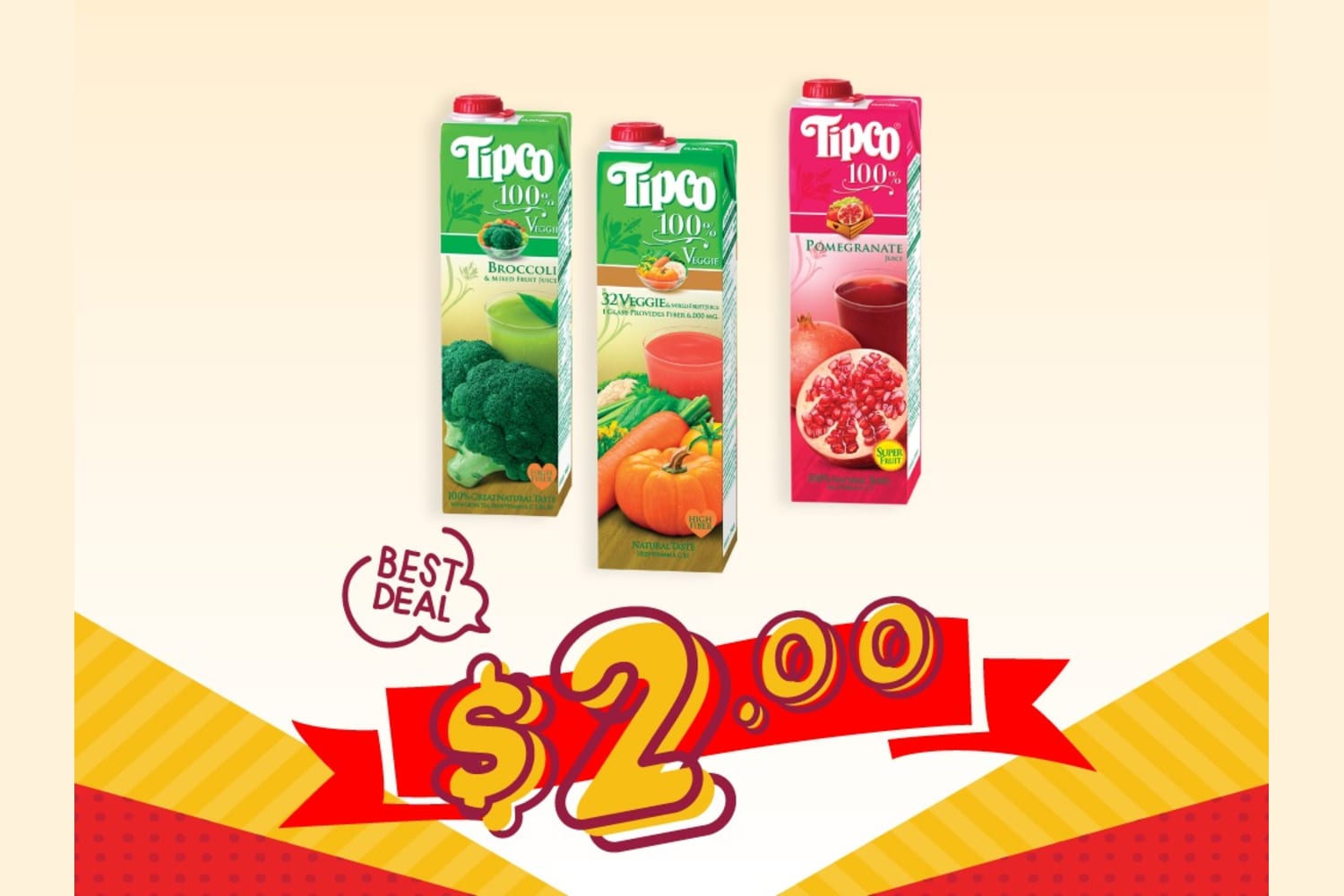 1 x Tipco 100% Coconut Water