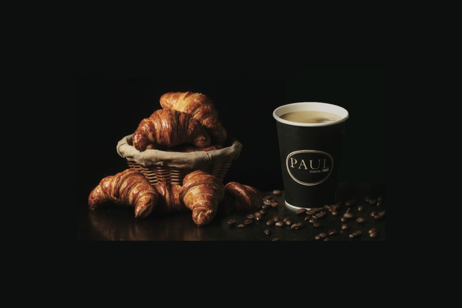 1 x Croissant + Coffee / Tea (Hot)