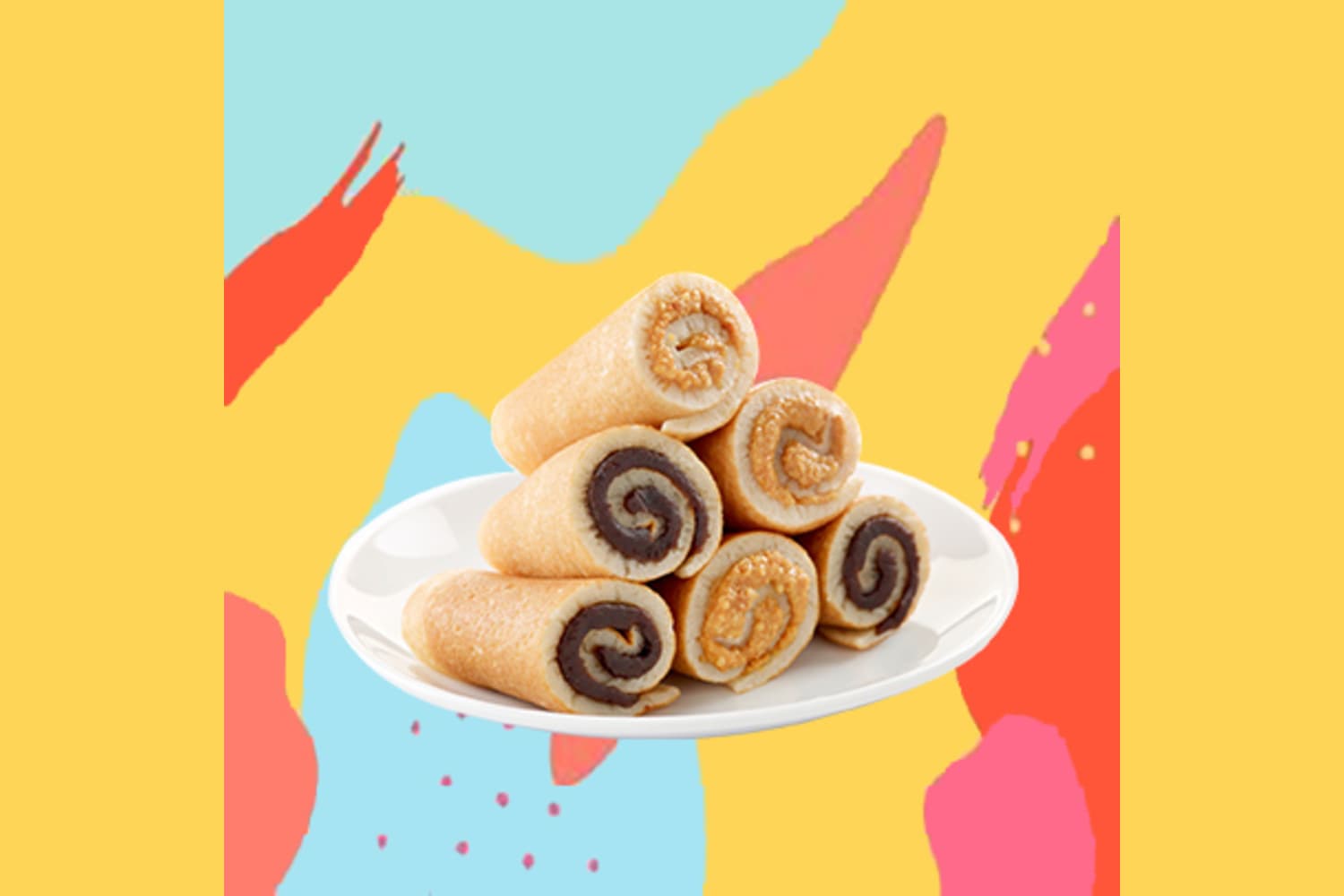 6-in-1 mixed mini rolls dessert - exclusive deal