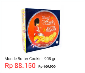 Harga Monde Butter Cookies Mar 2019 + CASHBACK - ShopBack