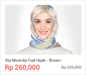 Promo Hijab Ria Miranda Jan 2019, Diskon + Cashback - ShopBack