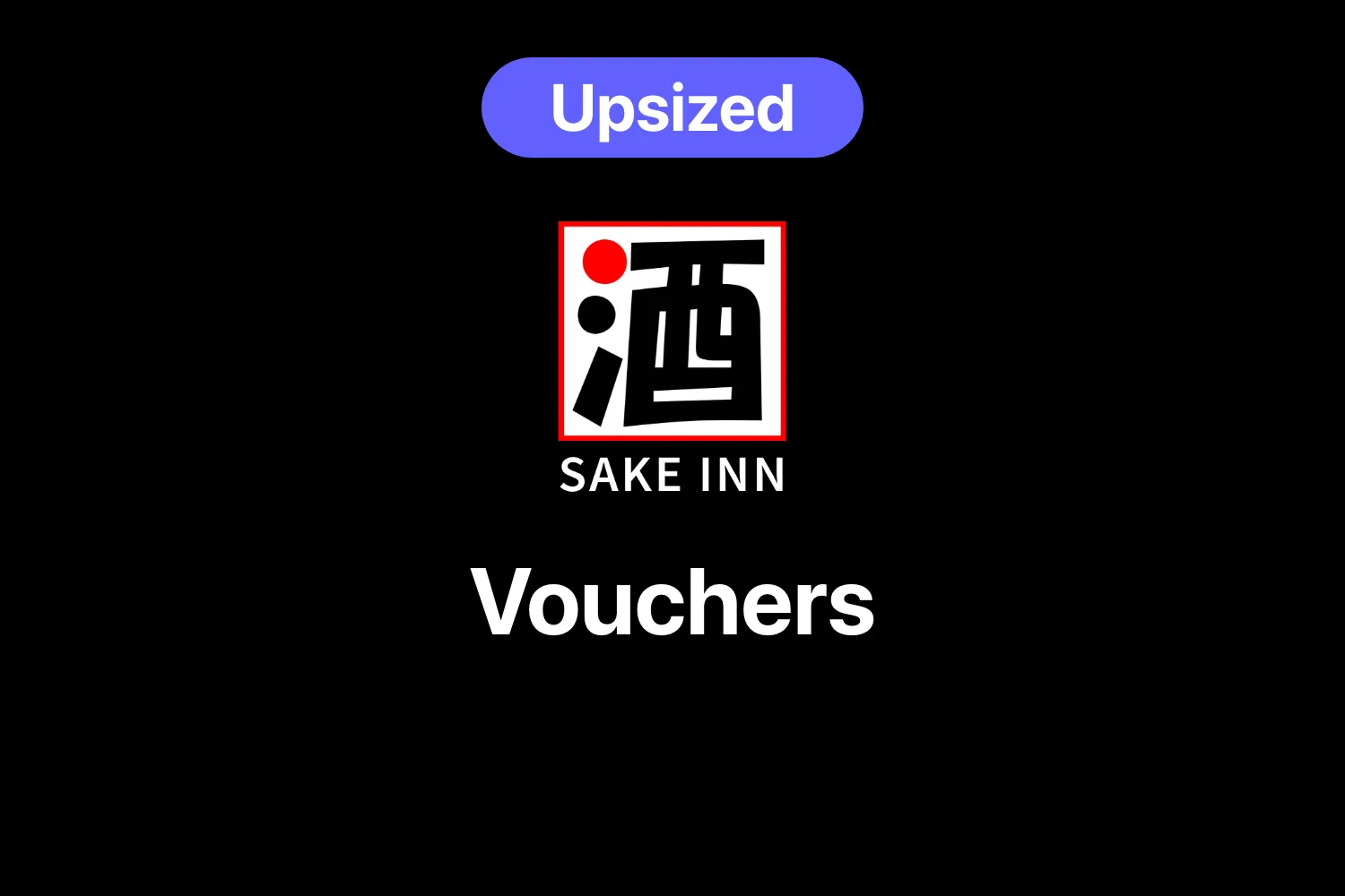 Sake Inn Cash Voucher