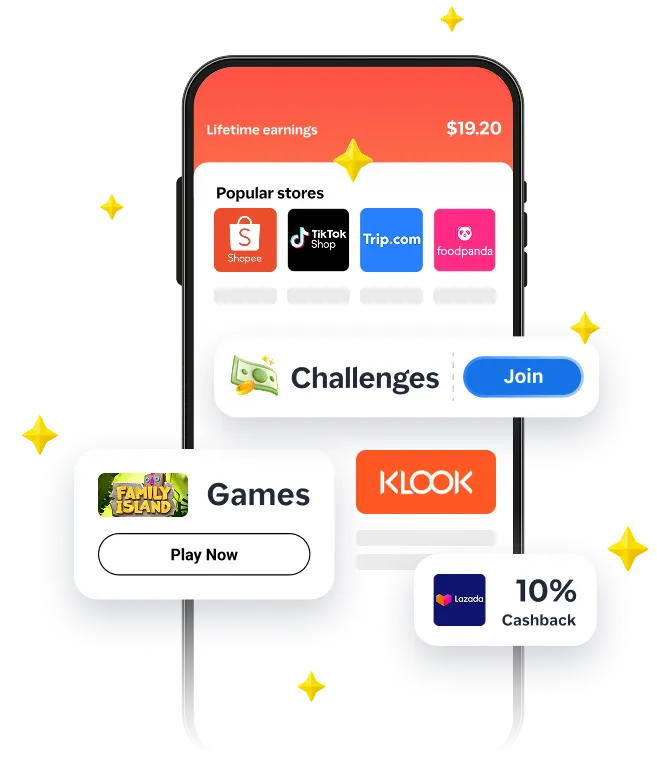 Download the ShopBack app