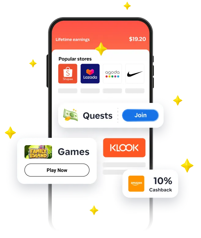 Download the ShopBack app