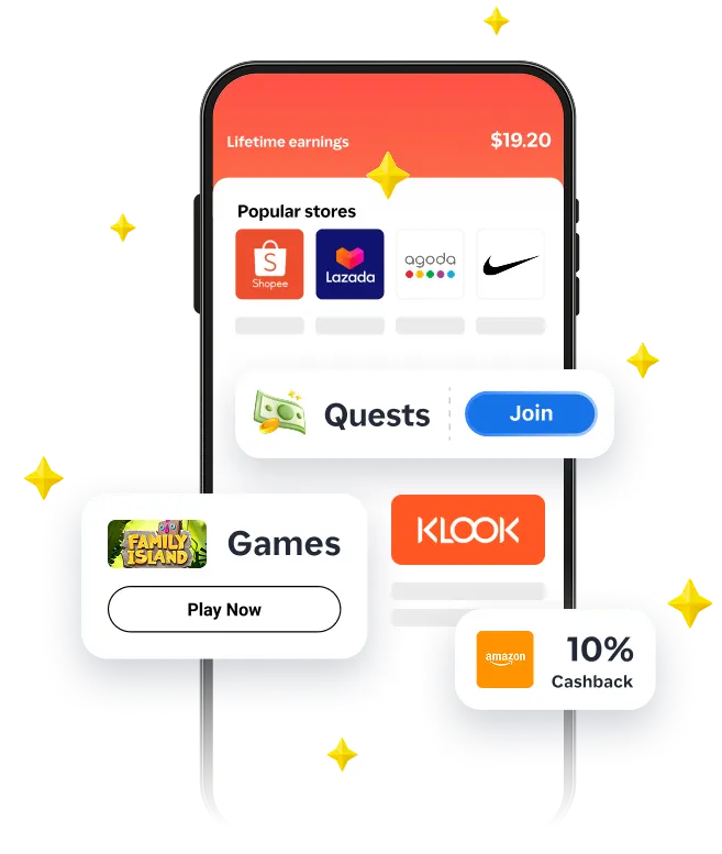 Download the ShopBack app